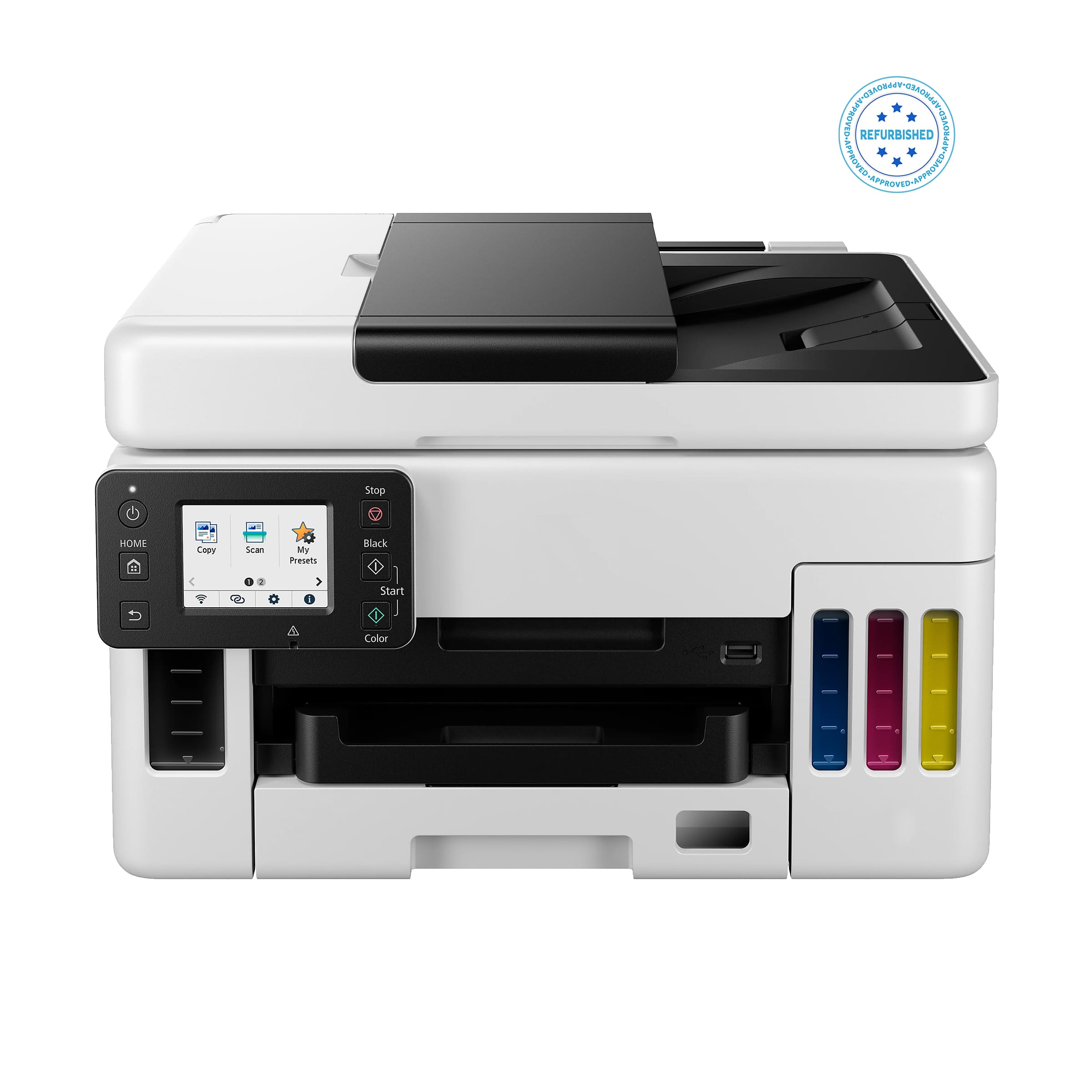 Refurbished Canon MAXIFY GX6021 Wireless MegaTank Small Office Inkjet All-in-One Color Printer