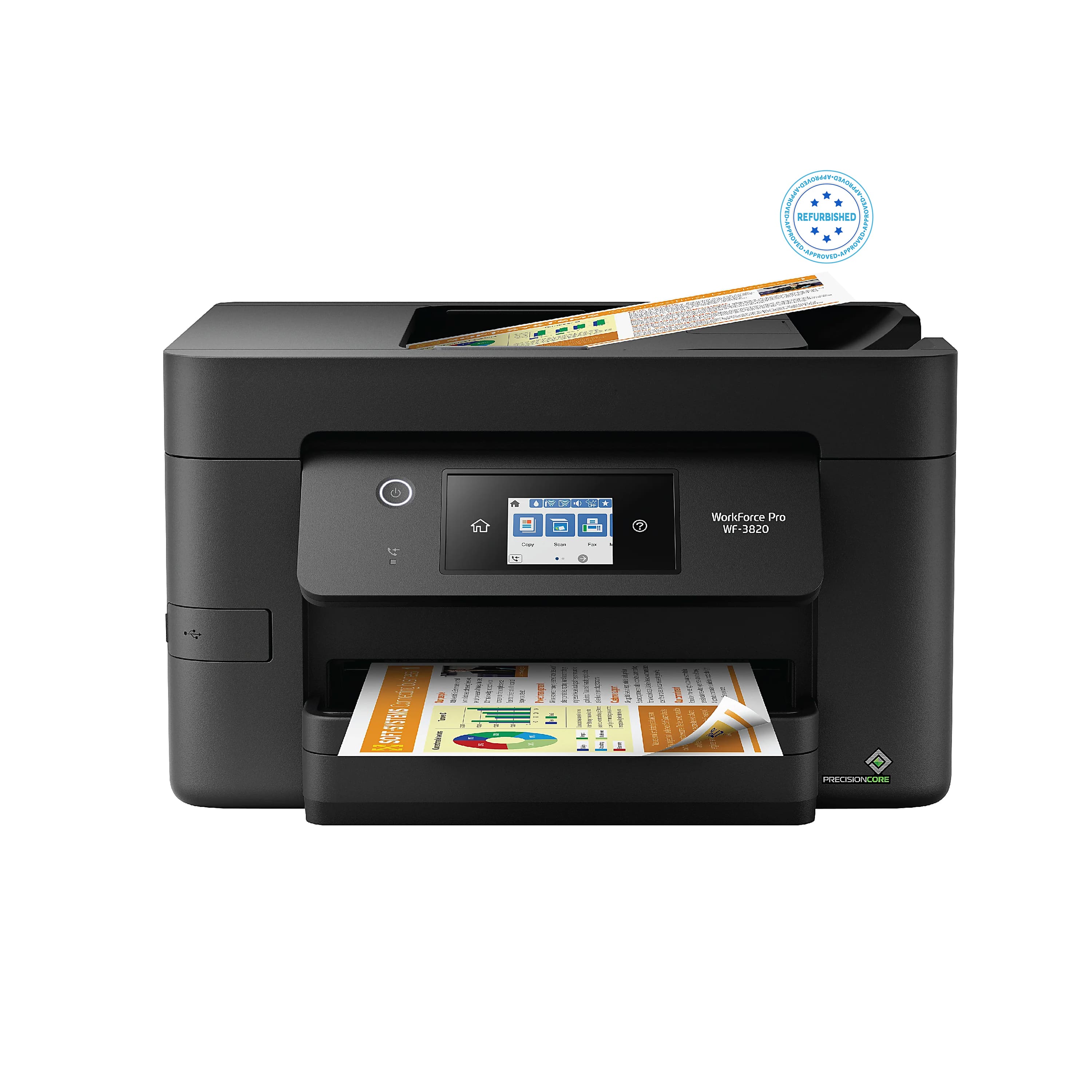 Refurbished Epson WorkForce® Pro WF-3820 Wireless Inkjet All-In-One Color Printer