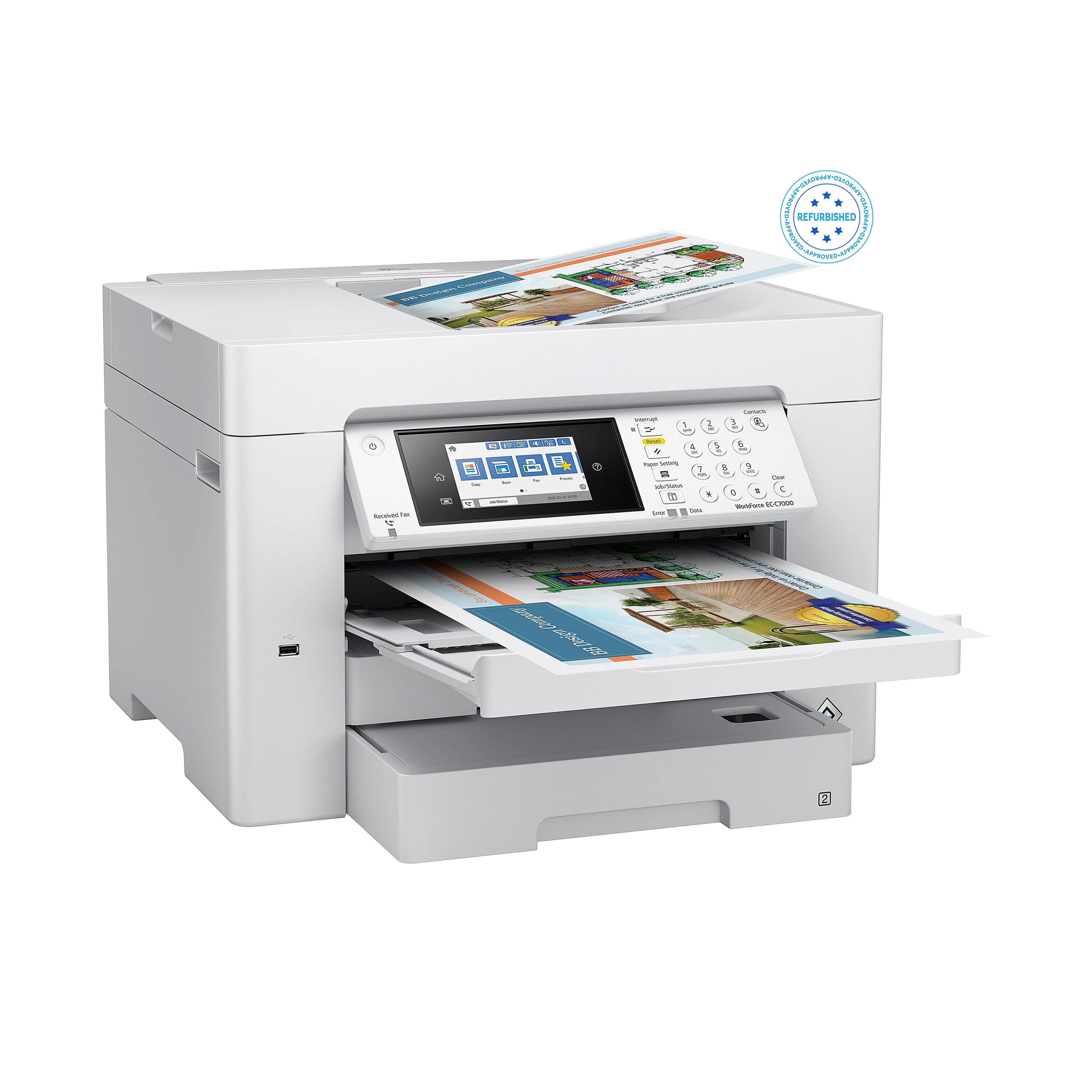 Refurbished Epson WorkForce® EC-C7000 Inkjet All-In-One Color Printer