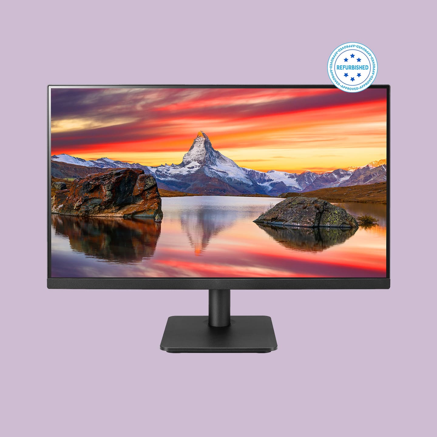 Refurbished LG 24MP400 24” FHD IPS 3-Side Borderless Monitor, FreeSync